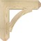 Ekena Millwork Thorton Craftsman Rough Sawn Bracket, Douglas Fir, 4"W x 18"D x 18"H BKT04X18X18THR04RDF - alternate 3